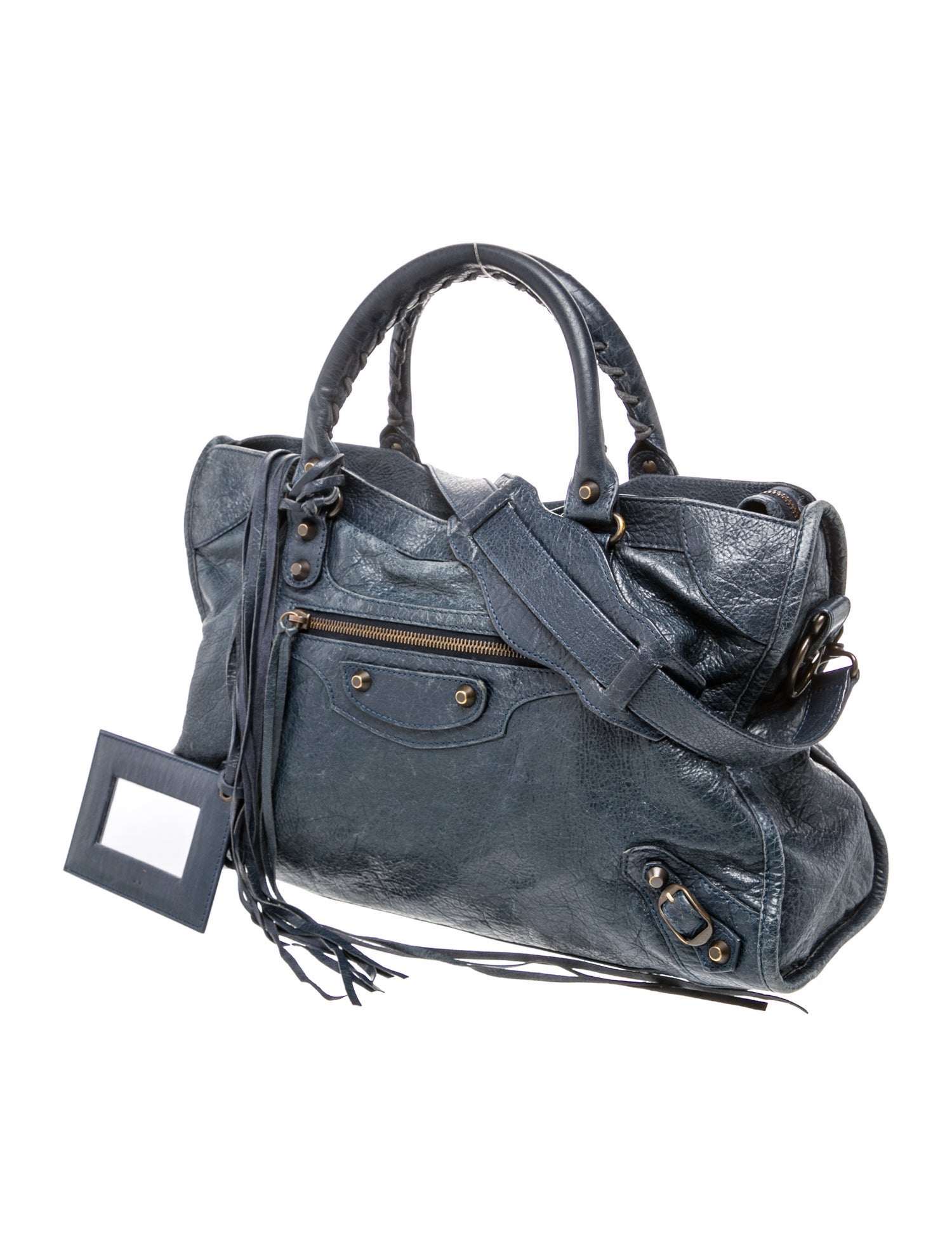 Balenciaga Leather Motocross Classic City